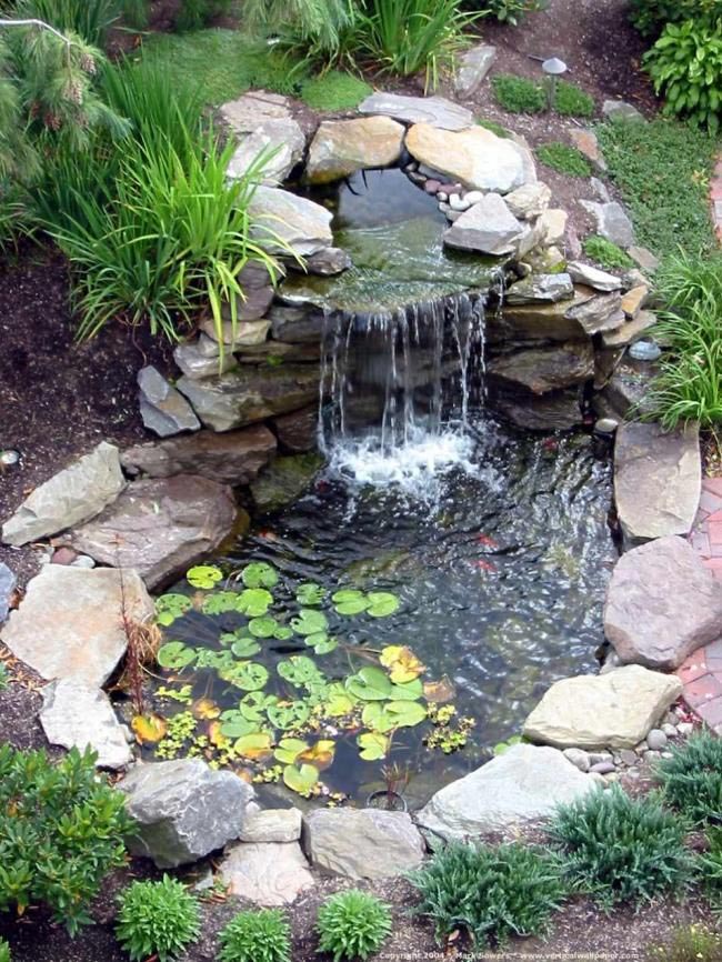 Backyard Pond Fountains