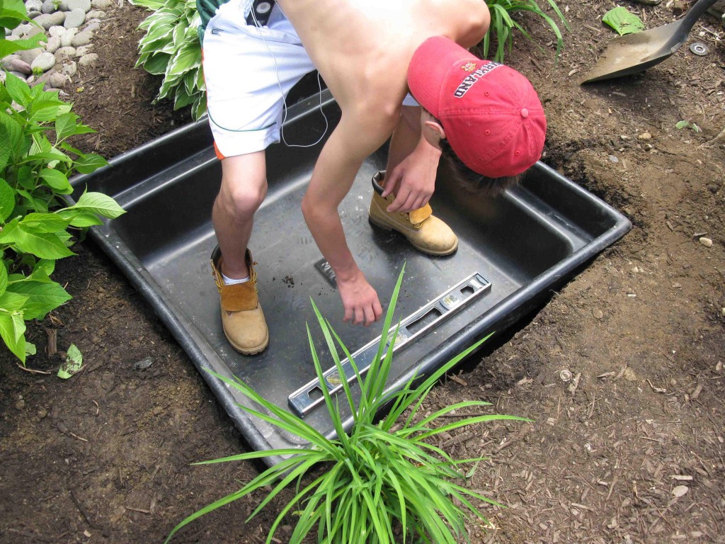 Building a Backyard Water Feature