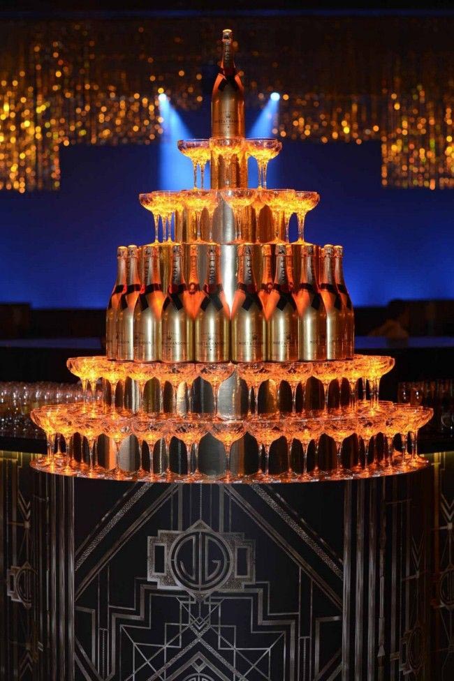Champagne Water Fountain