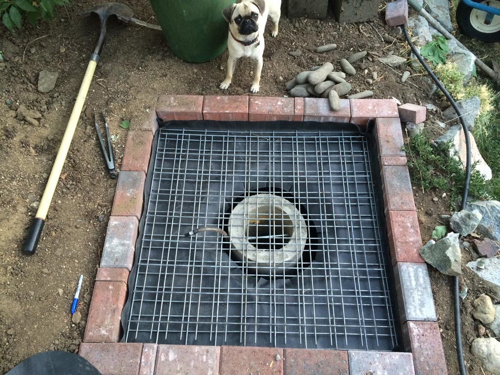 Concrete Basin for Fountain