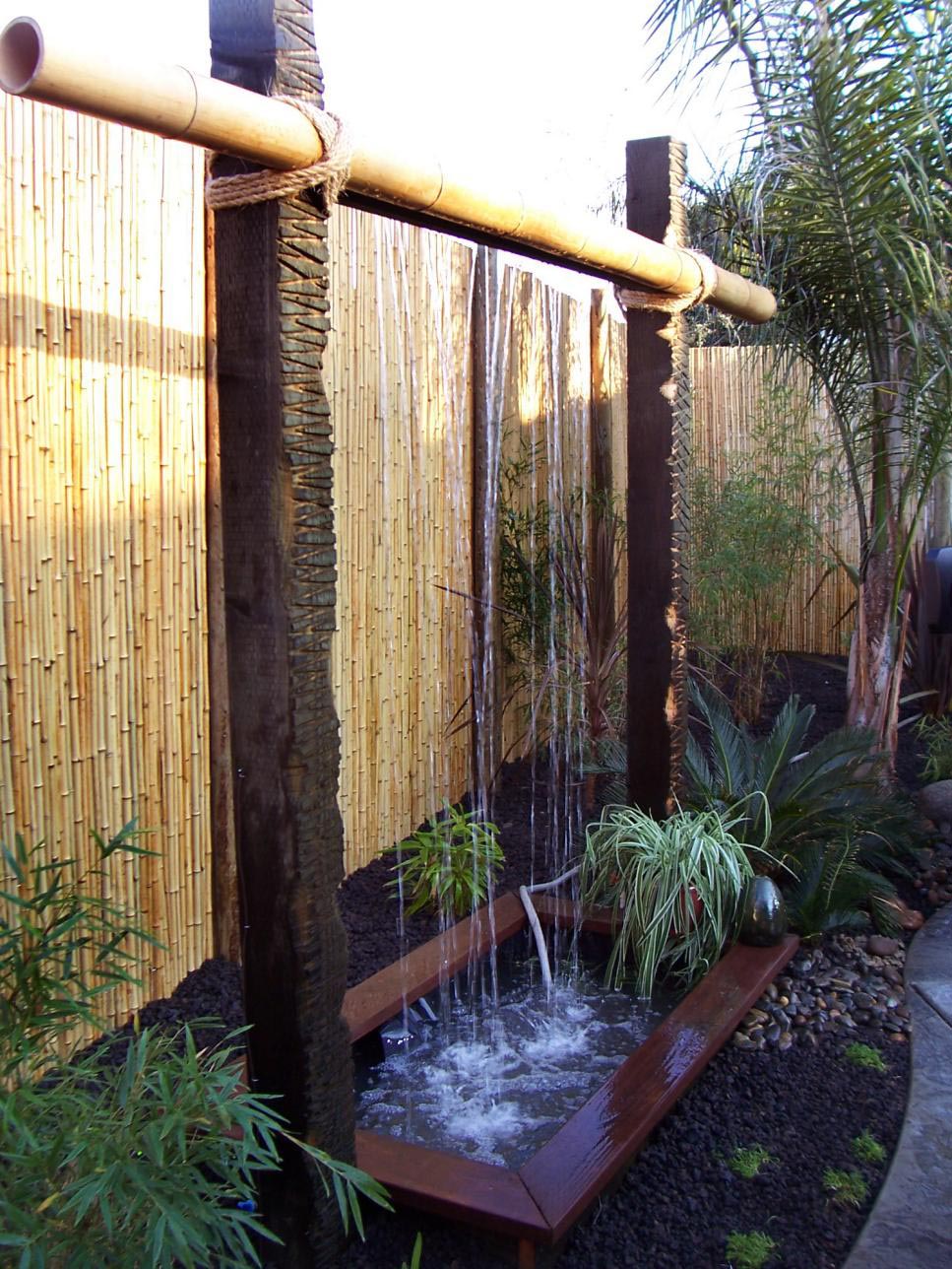 DIY Backyard Water Feature