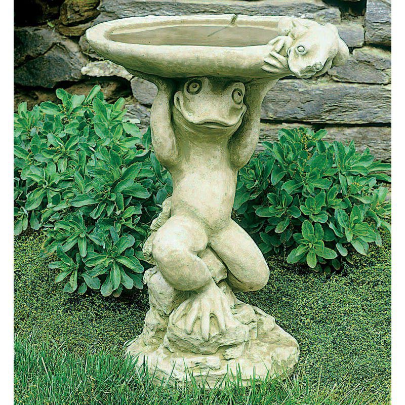 Frog Bird Bath Fountain