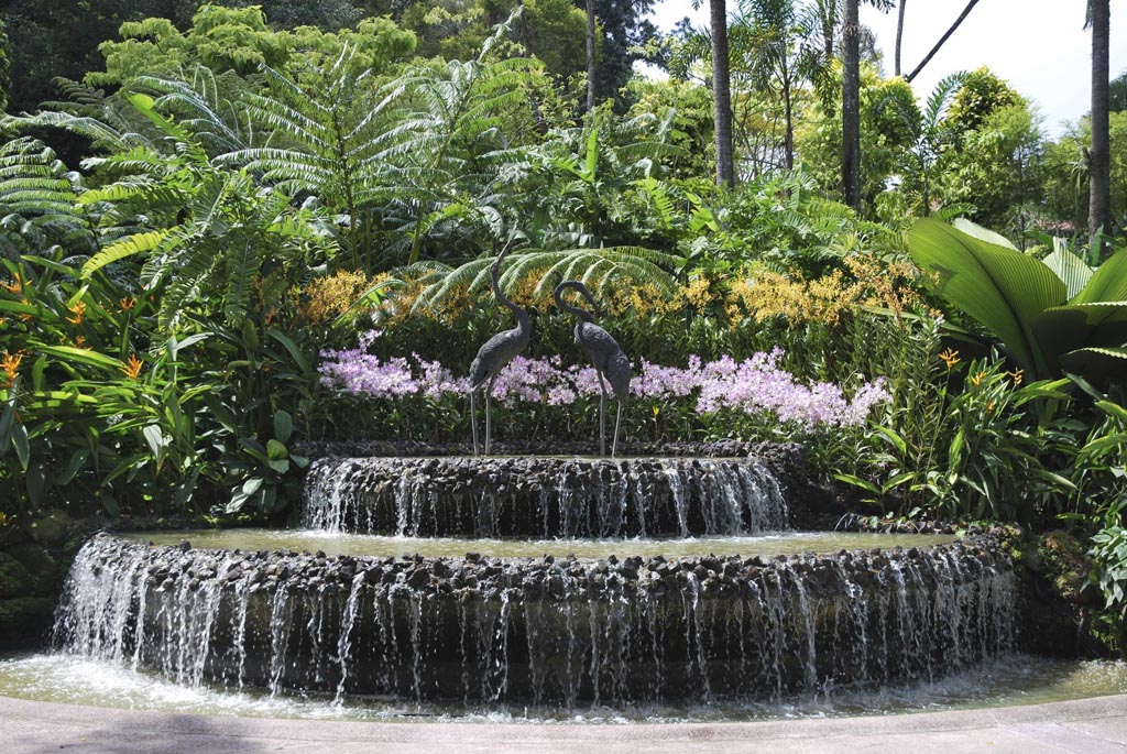 Garden Waterfalls and Fountains
