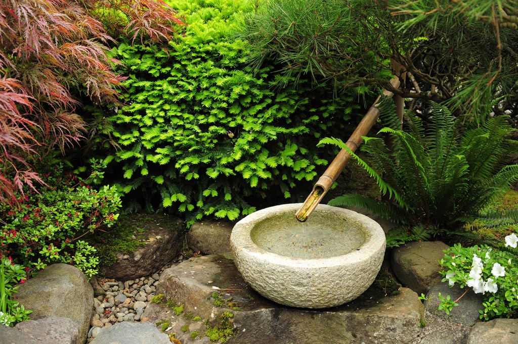 Japanese Garden Fountain Bamboo