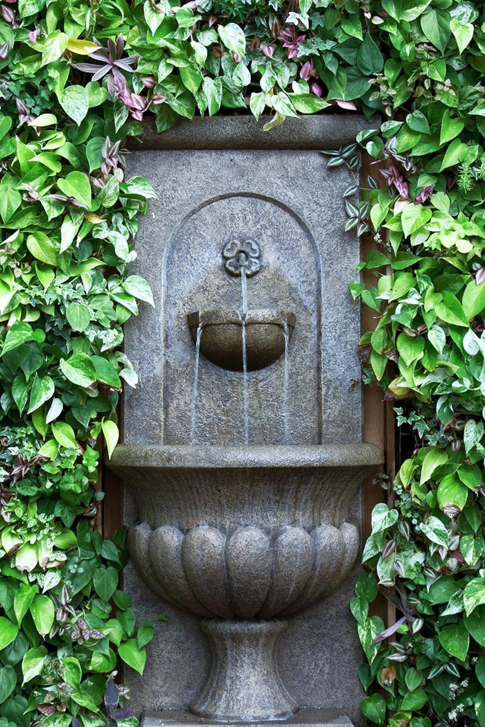 Landscaping Ideas Around Water Fountain