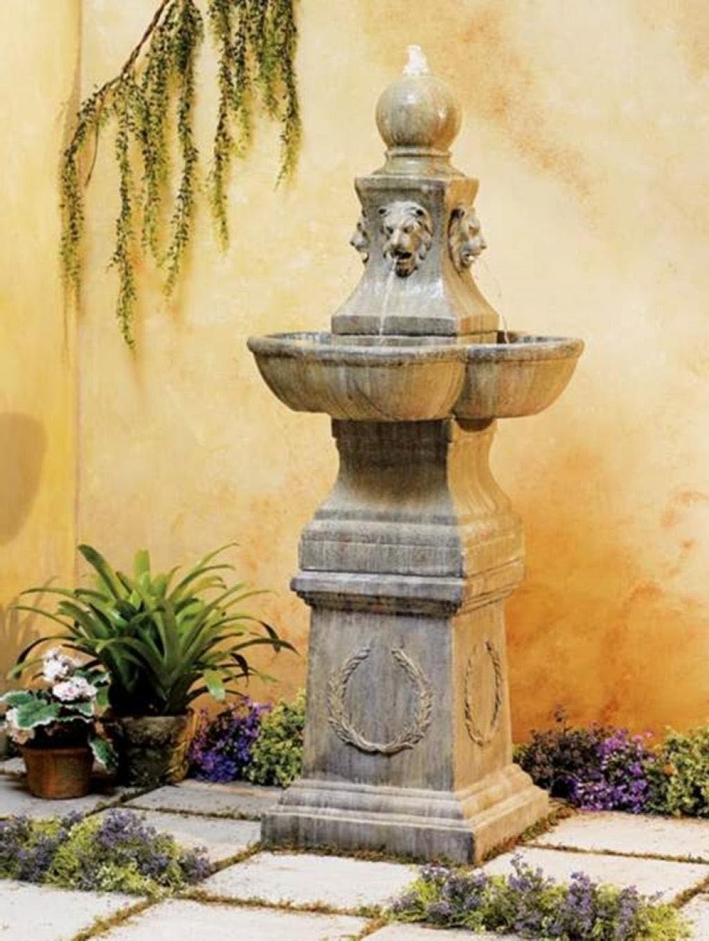 Lion Water Fountain Garden