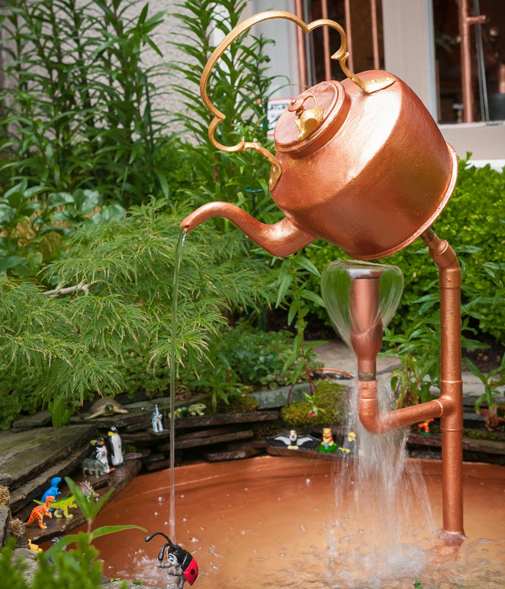 Outdoor Copper Fountains