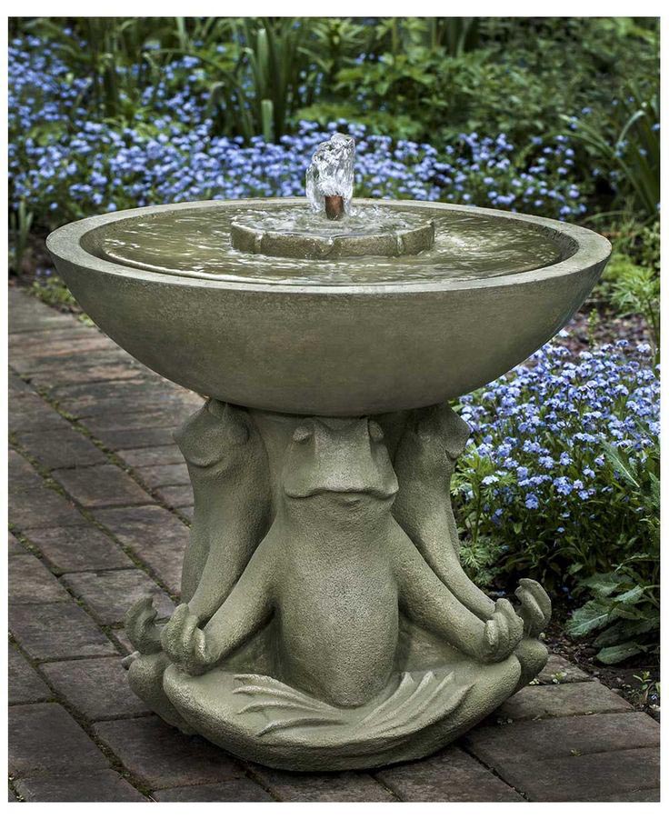 Outdoor Frog Fountain