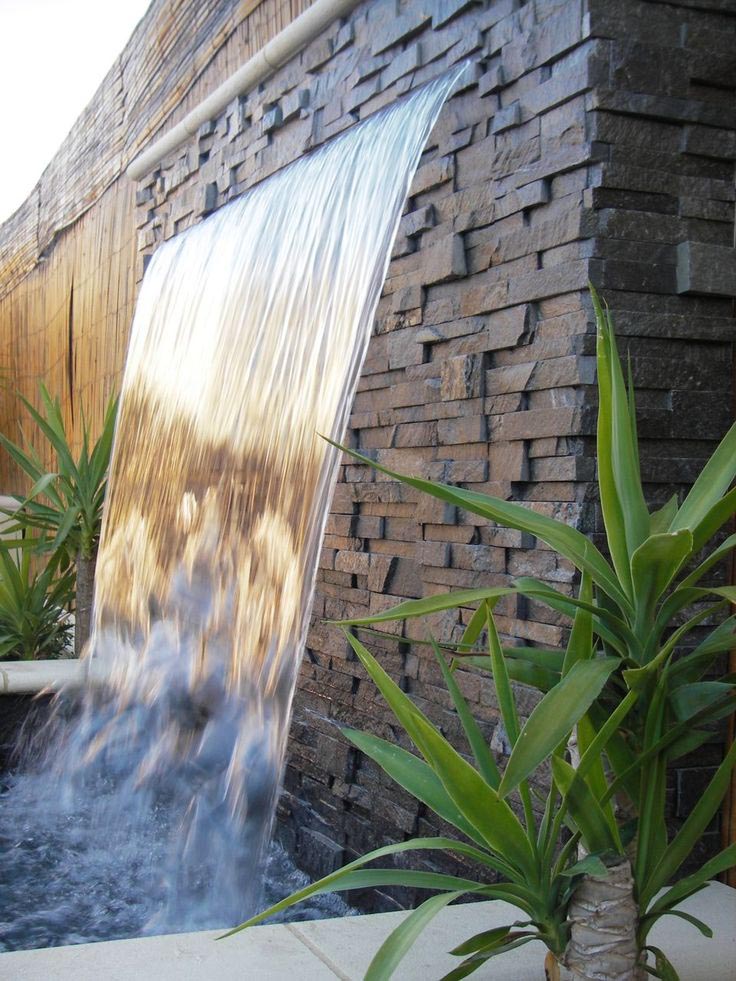 Outdoor Waterfall Fountains