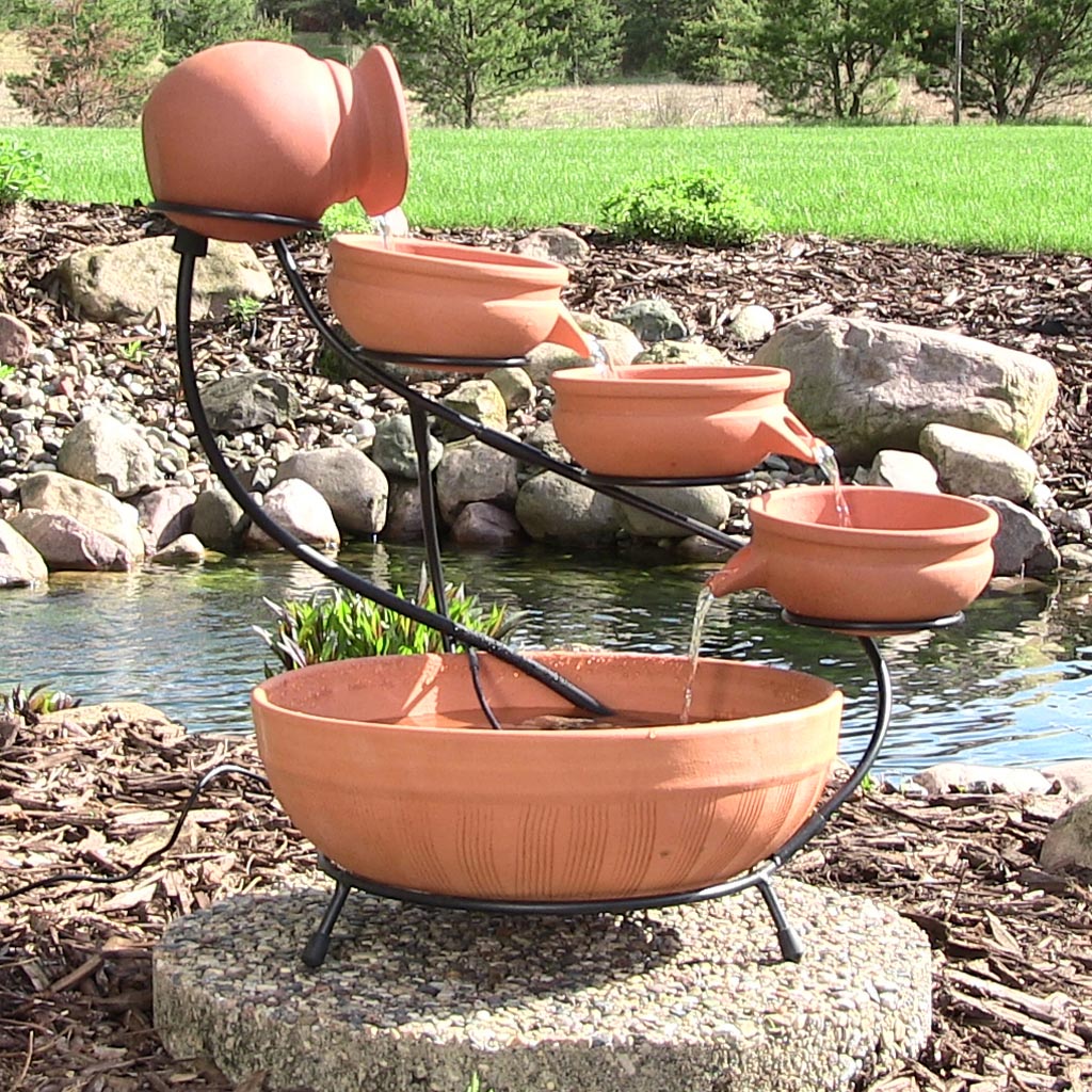 Solar Cascade Fountain