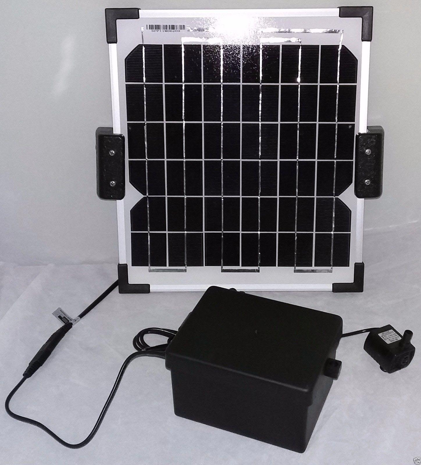 Solar Powered Fountain Pump with Battery