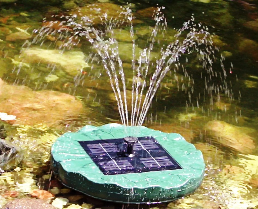 Solar Powered Pond Fountain Fountain Design Ideas