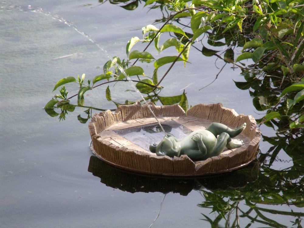 Solar Water Fountain for Ponds