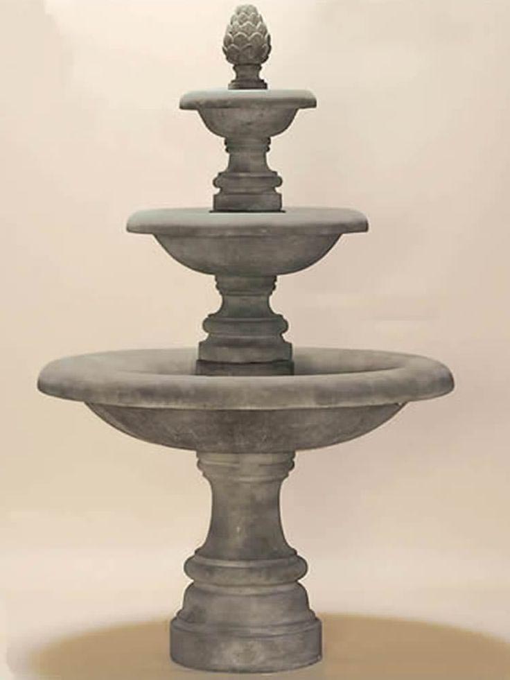 Three Tier Fountains for Gardens